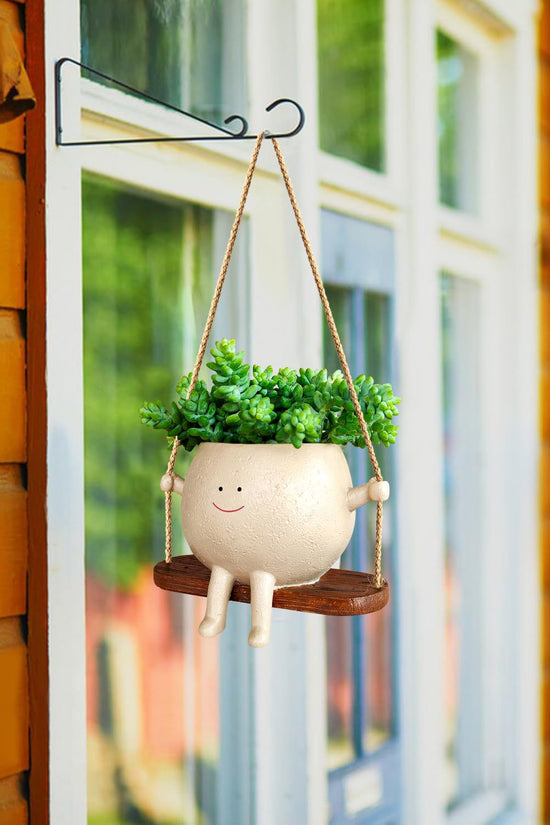 Swing Face Hanging Flower Pot
