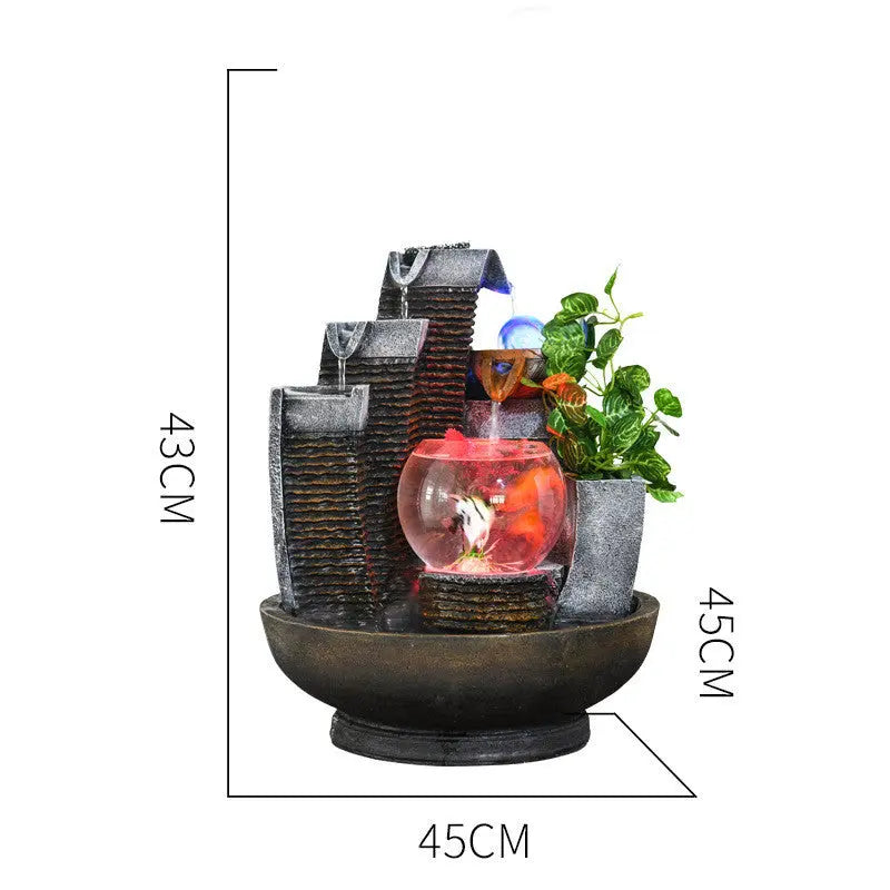 Style Home Aquarium Water Fountain