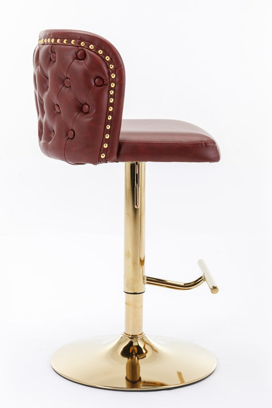 Leather Swivel Barstools