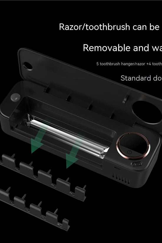 Smart Toothbrush Sterilizer 2-in-1 UV Disinfection Toothbrush Holder