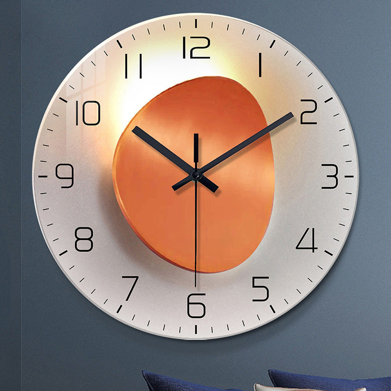 Silent Tempered Glass Wall Clock