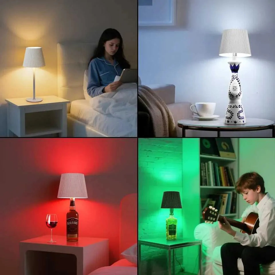 Luminary Labs Dimmable LED Table Lamp with RGB Ambient Glow