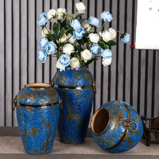 Retro Ceramic Floor Vase