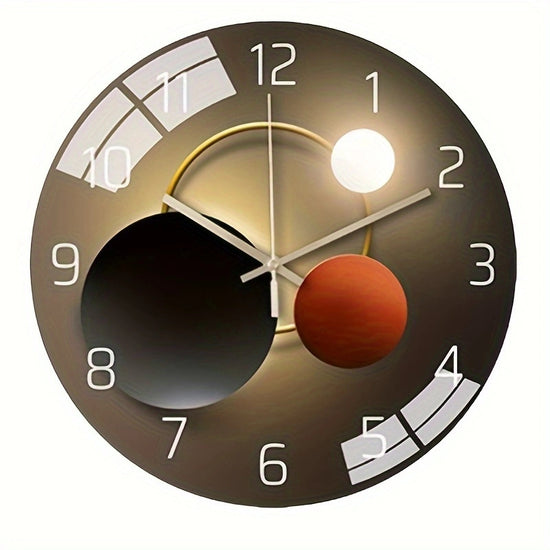 Silent Tempered Glass Wall Clock