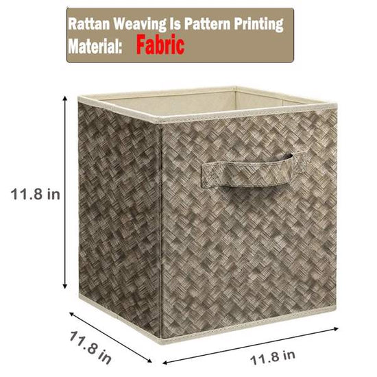 Foldable Cube Storage Bins Set Of 6