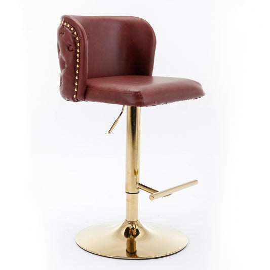 Leather Swivel Barstools