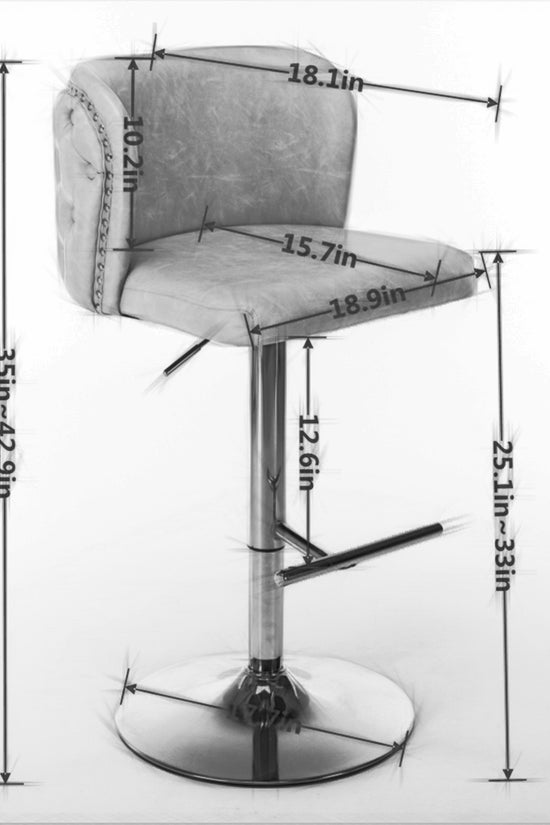 Leather Swivel Barstools