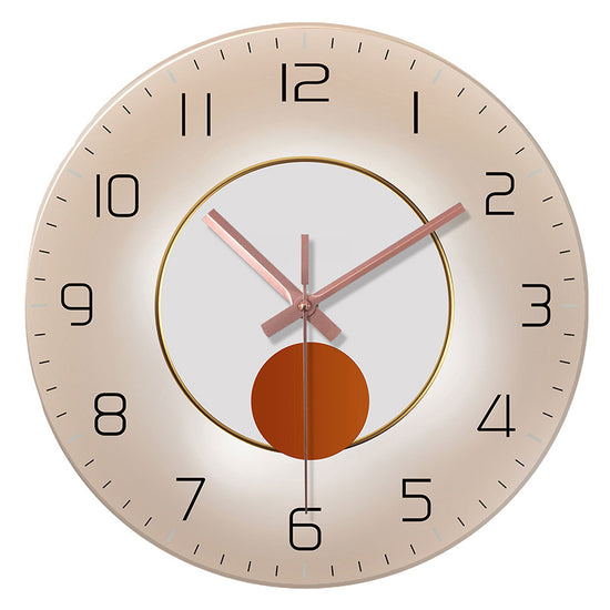 Silent Tempered Glass Wall Clock