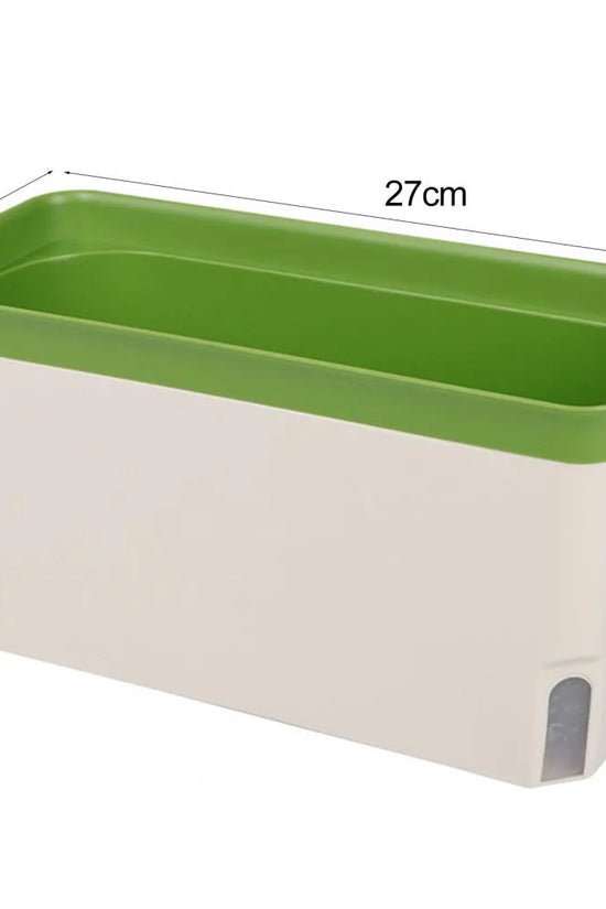 Aqua Layer Rectangular Self-Watering Planter