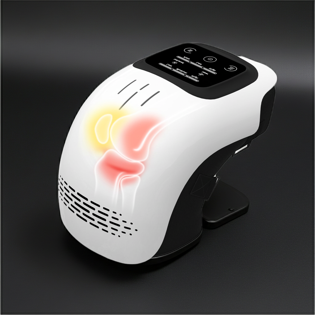 Intelligent Rechargeable Knee Massager with Heat, Infrared & Vibration