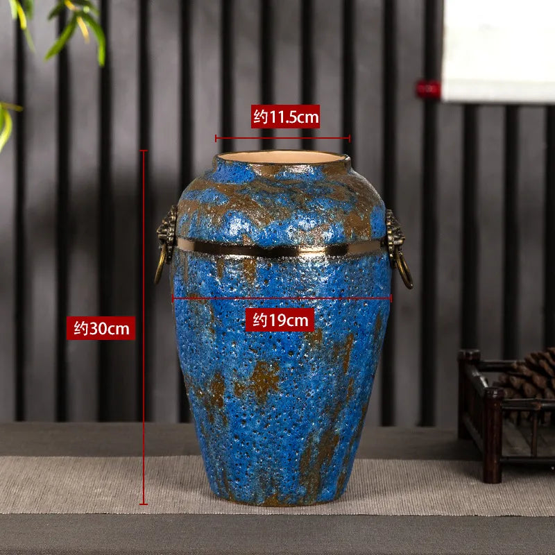 Retro Ceramic Floor Vase