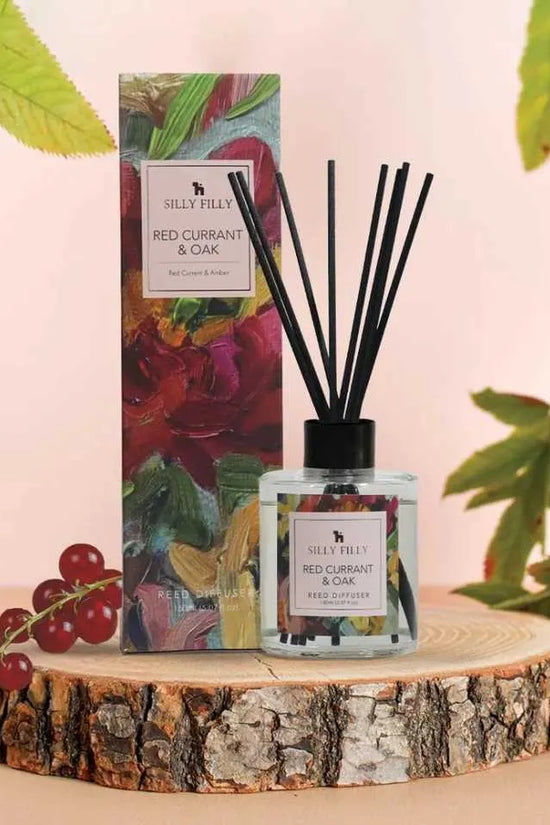 Reed Diffuser Set for Home Bathroom Accessories Shelf Decor Air Fresheners Sticks Diffuser with 5 FL oz Essentials oils S25111